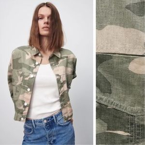 Zara camouflage jacket